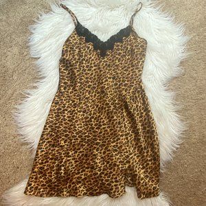 Sophia Delicates Leopard Lace Slip